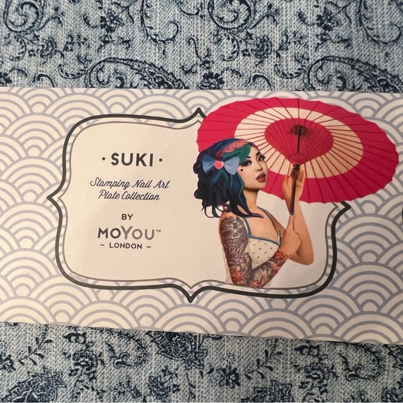 MoYou London nail art stamping plate in Suki, design 13 NWOT - Picture 3 of 4